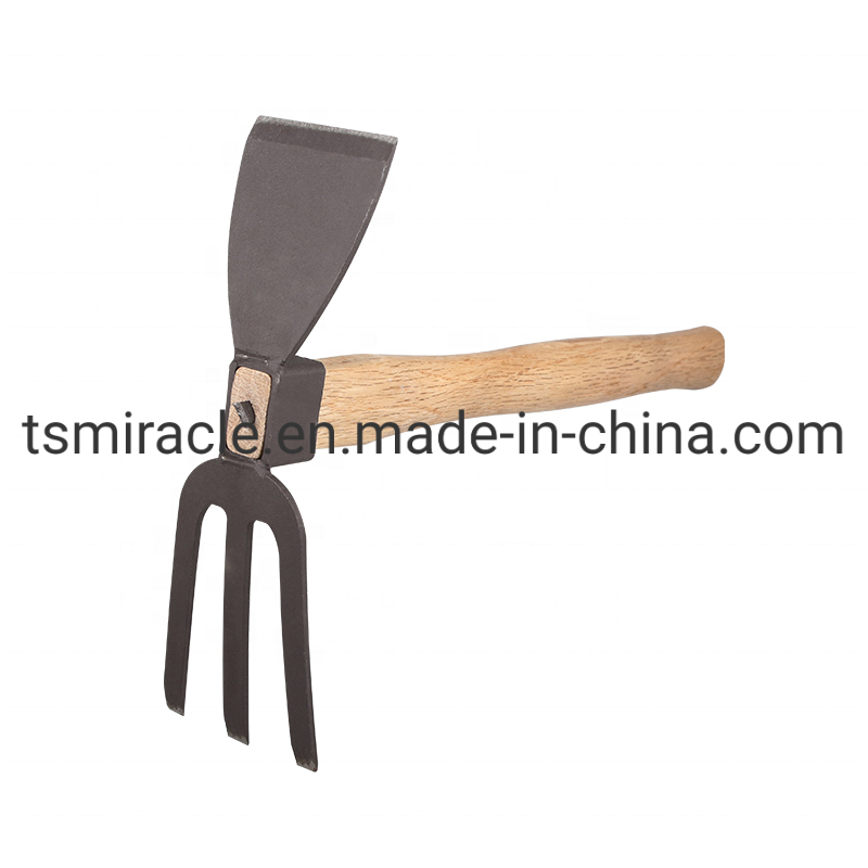 High Quality Wood Handle Garden Tools Durable Agriculture Farm Hand Tools Garden Fork Hoe