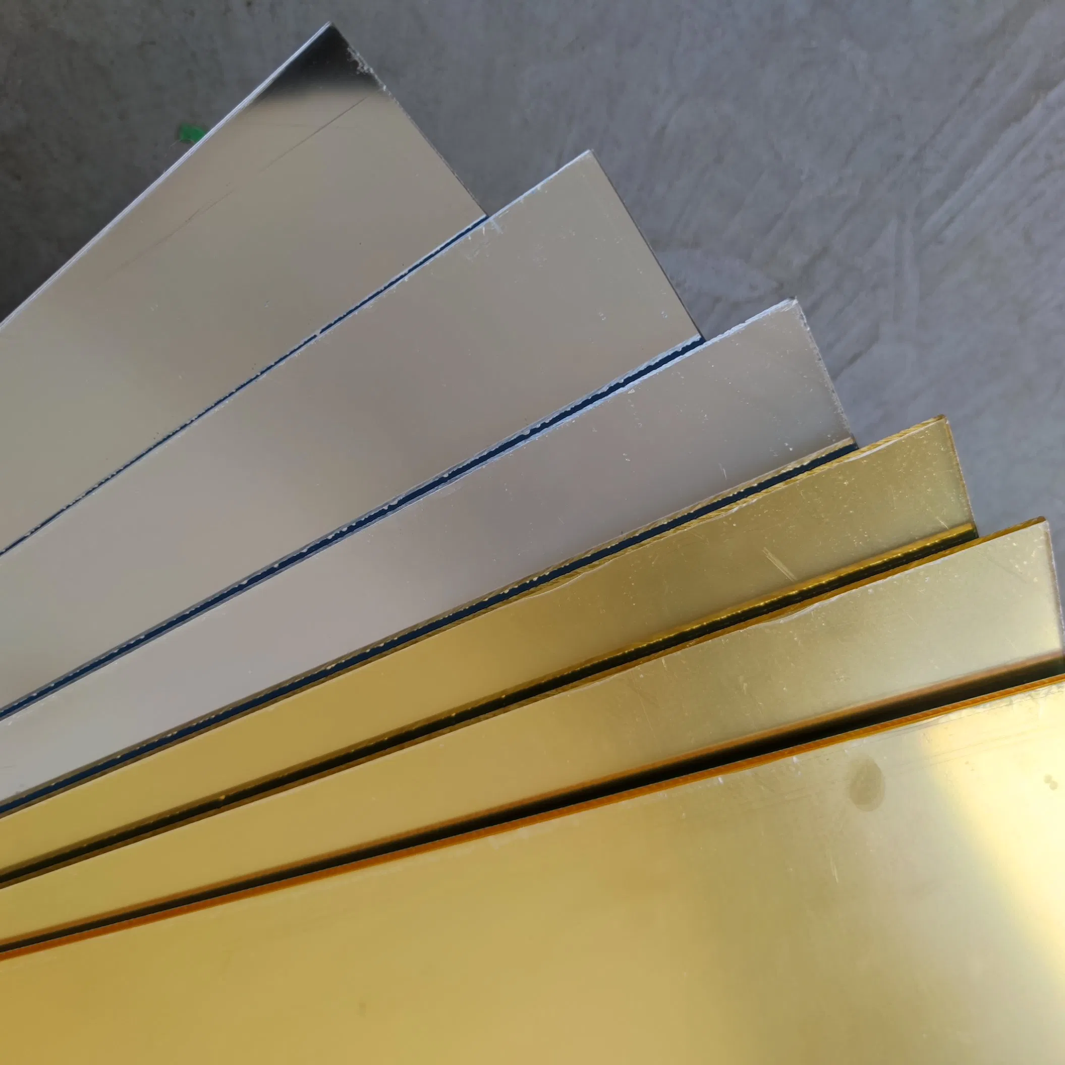 1mm Mirror Perspex Laminate Plate in Stock High Gloss Mirror PMMA Sheet Wholesale CNC Machining Parts Mirror Perspex Laminate Sheet