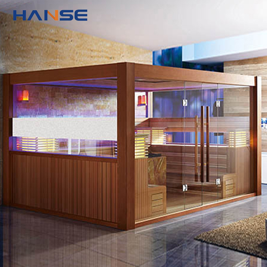 Сухая сауна на 2-4 человека из кедра и сосны с ИК-нагревом