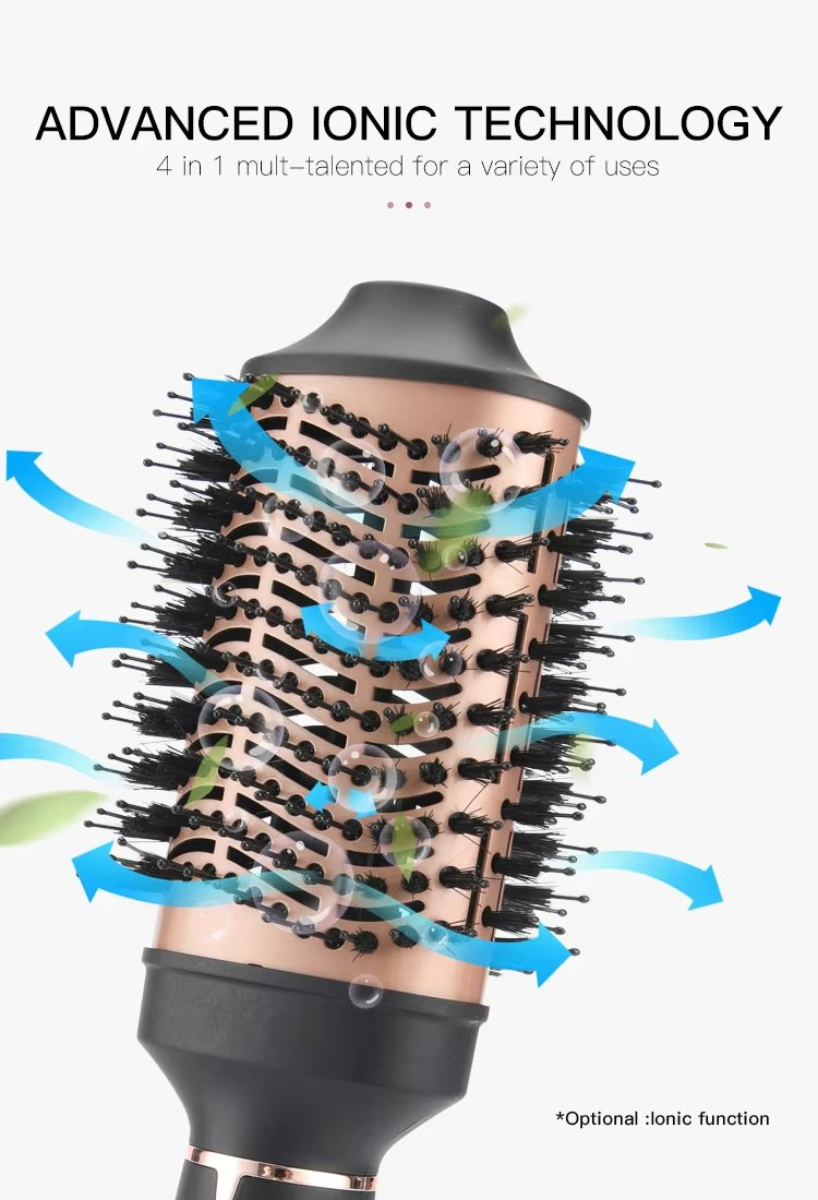 Multi Functional New Model Hot Air Comb 3 in 1 Hair Brush