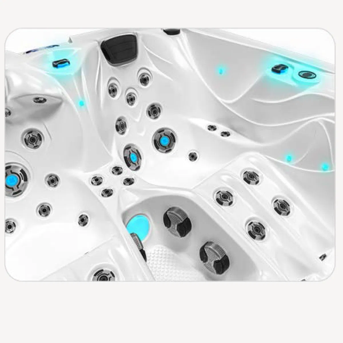 Акриловая гидромассажная ванна Boda на 3 персоны