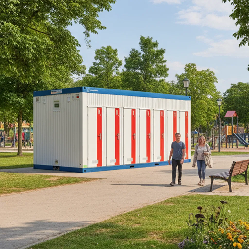 High Quality China Mobile Public Accessible Movable Outdoor Portable Public Toilet