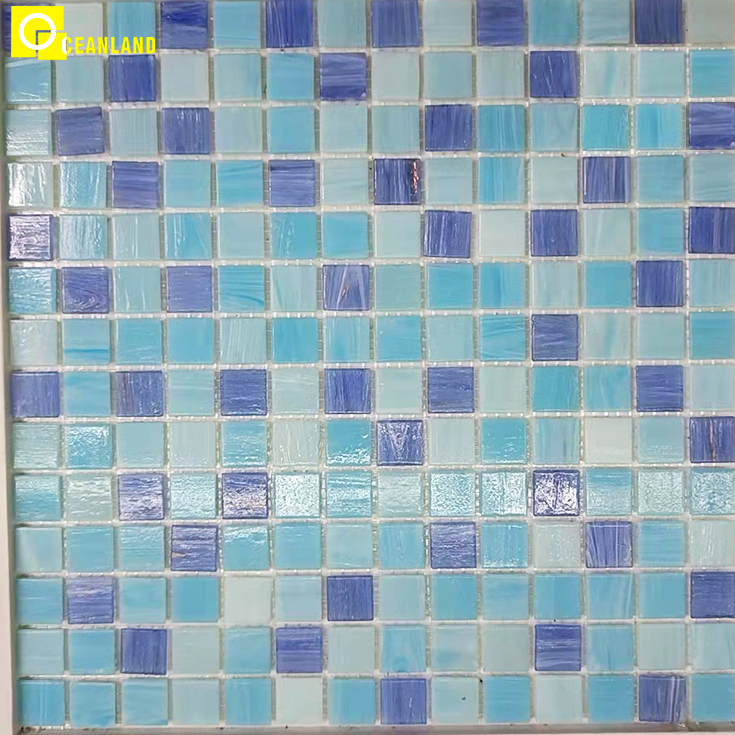 Квадратная мозаичная плитка для бассейна 30x30 мм