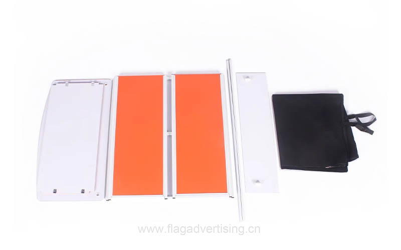 Multifunction Folding Portable Steel Promotion Table for Trade Show