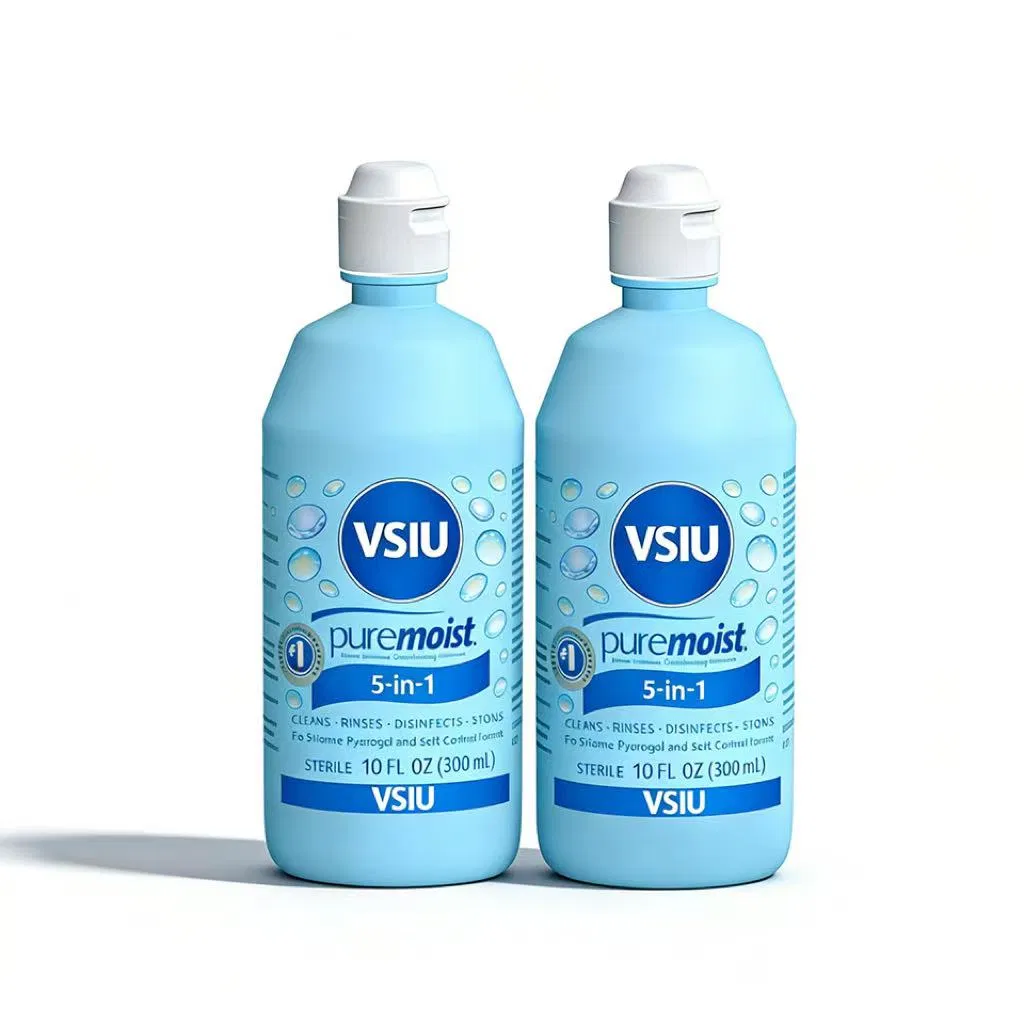 OEM 5-in-1 Multi-Purpose Contact Lens Solution Sterile Hydrating Lens Care Liquid Twin Pack (2 Bottles) Wholesale China Factory