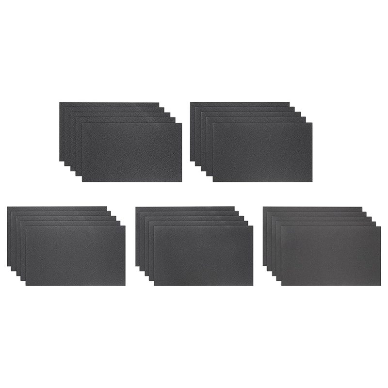 Factory Direct Sale 9*11 Inch Silicon Carbide Sandpaper Grit 120 Wet and Dry Waterproof Sanding Sheets