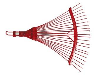 Hand Tool - Fixed Rake with Round Teeth, with Wooden Handle