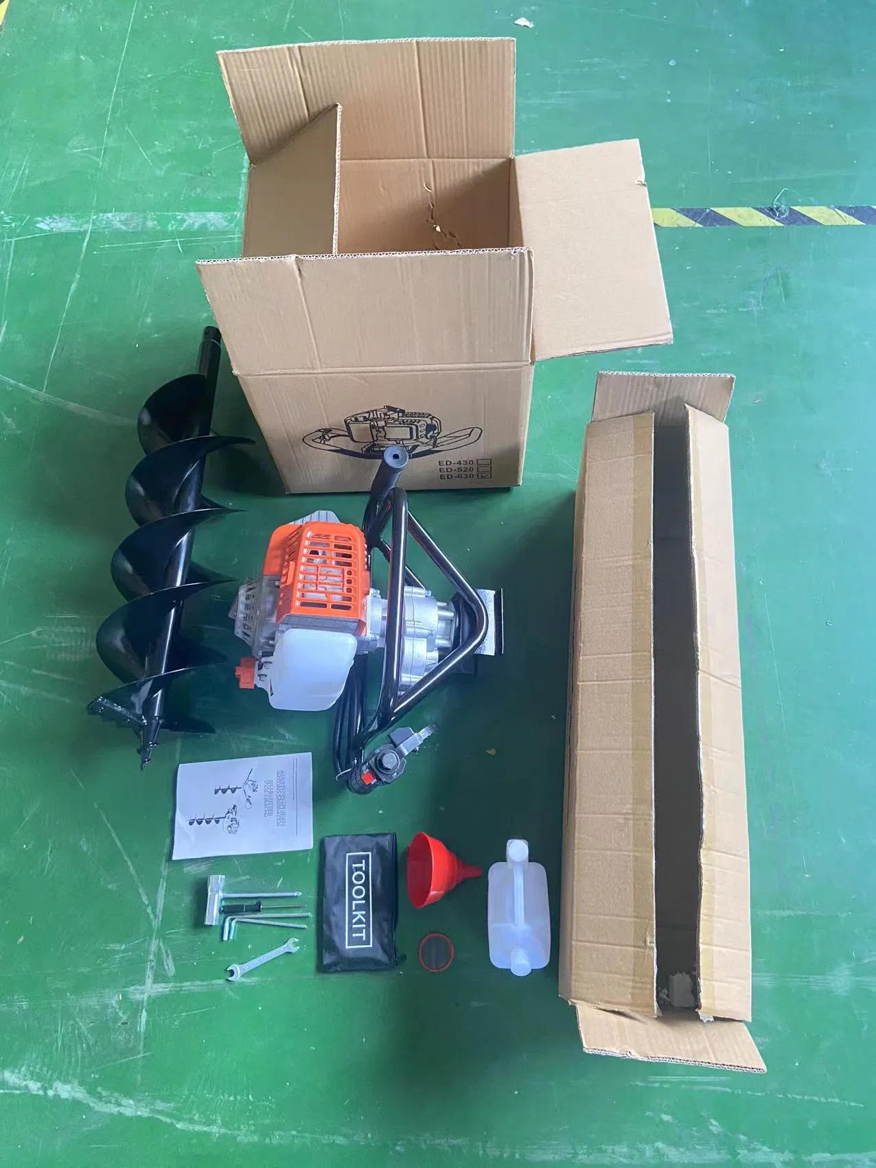 Agricultural Machinery 63cc Powerful Garden Tools Gasoline Drill Earth Auger
