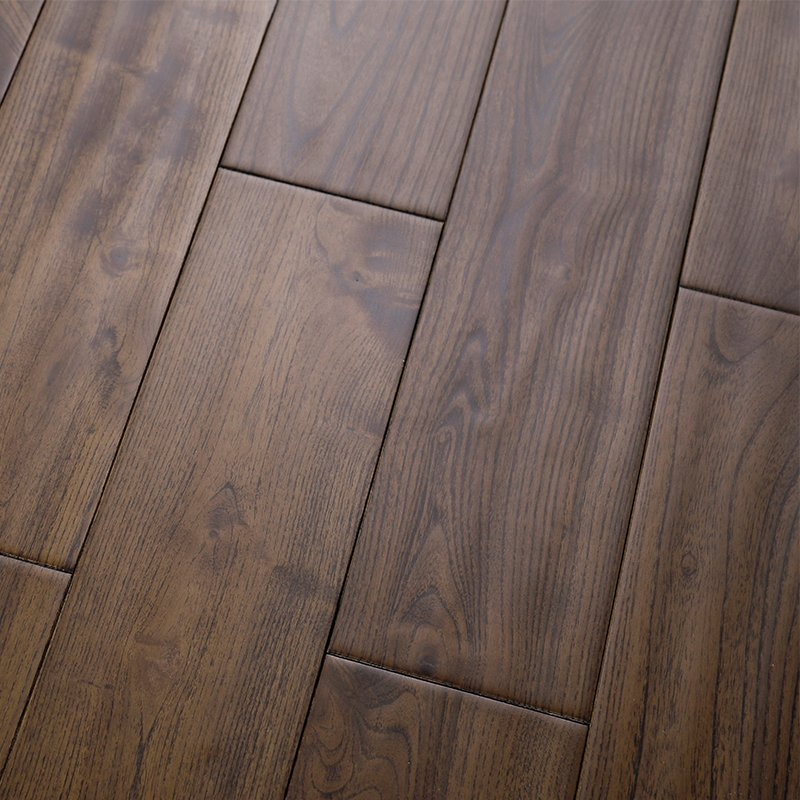 Solid Wood Flooring Indoor Natura Wood Walnut Color Hardwood Flooring for Living Room
