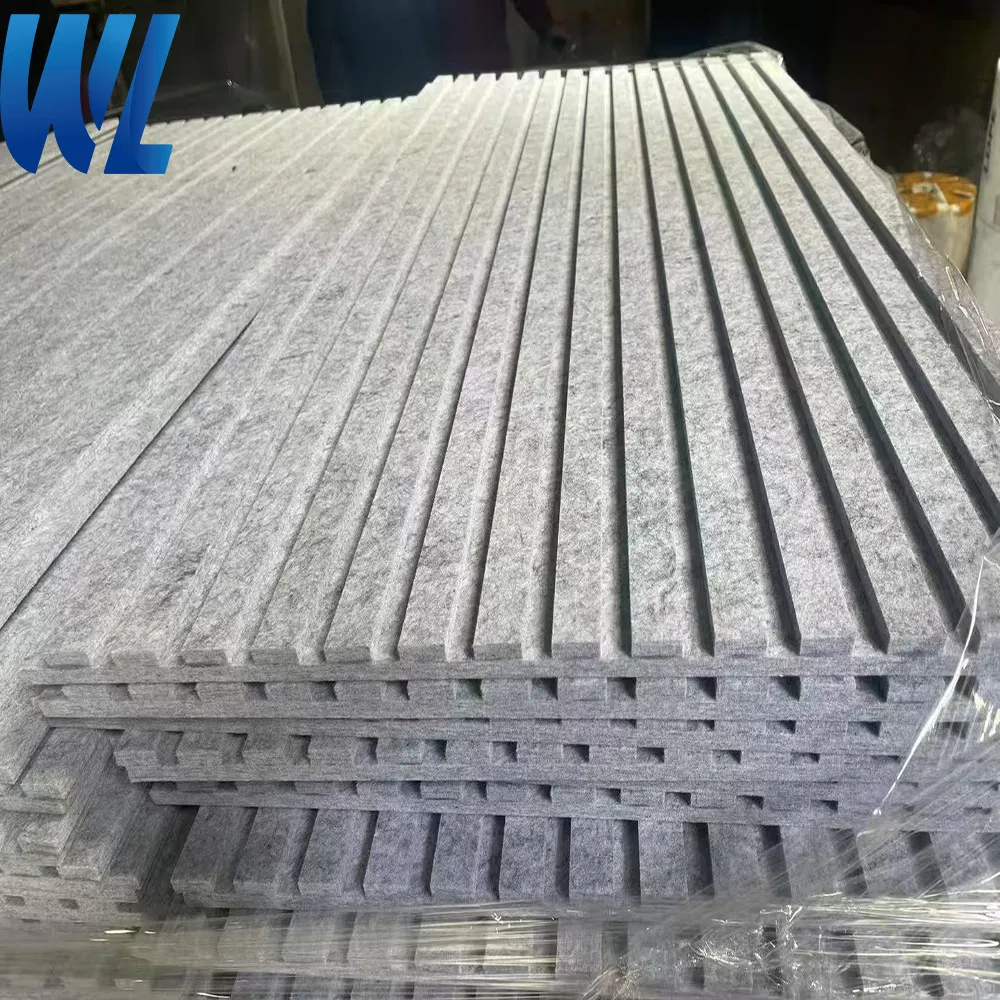 2025 New Designs Pet Acoustic Panel 3D Sound Absorbing Panel Aku Panel Polyester Fiber Acoustic Wall Panel