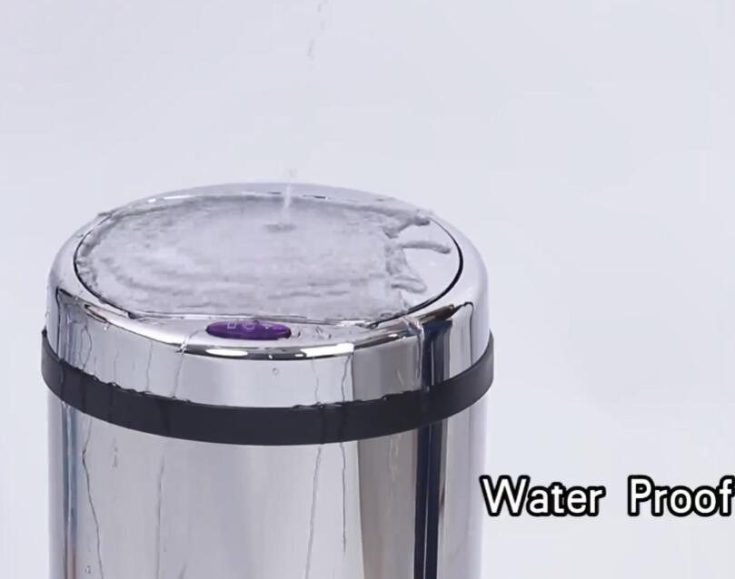 2021 New Automatic Sensor Garbage Waste Bin 30L/42L/50L Stainless Steel Lid Open Automaticly Motion Trash Can