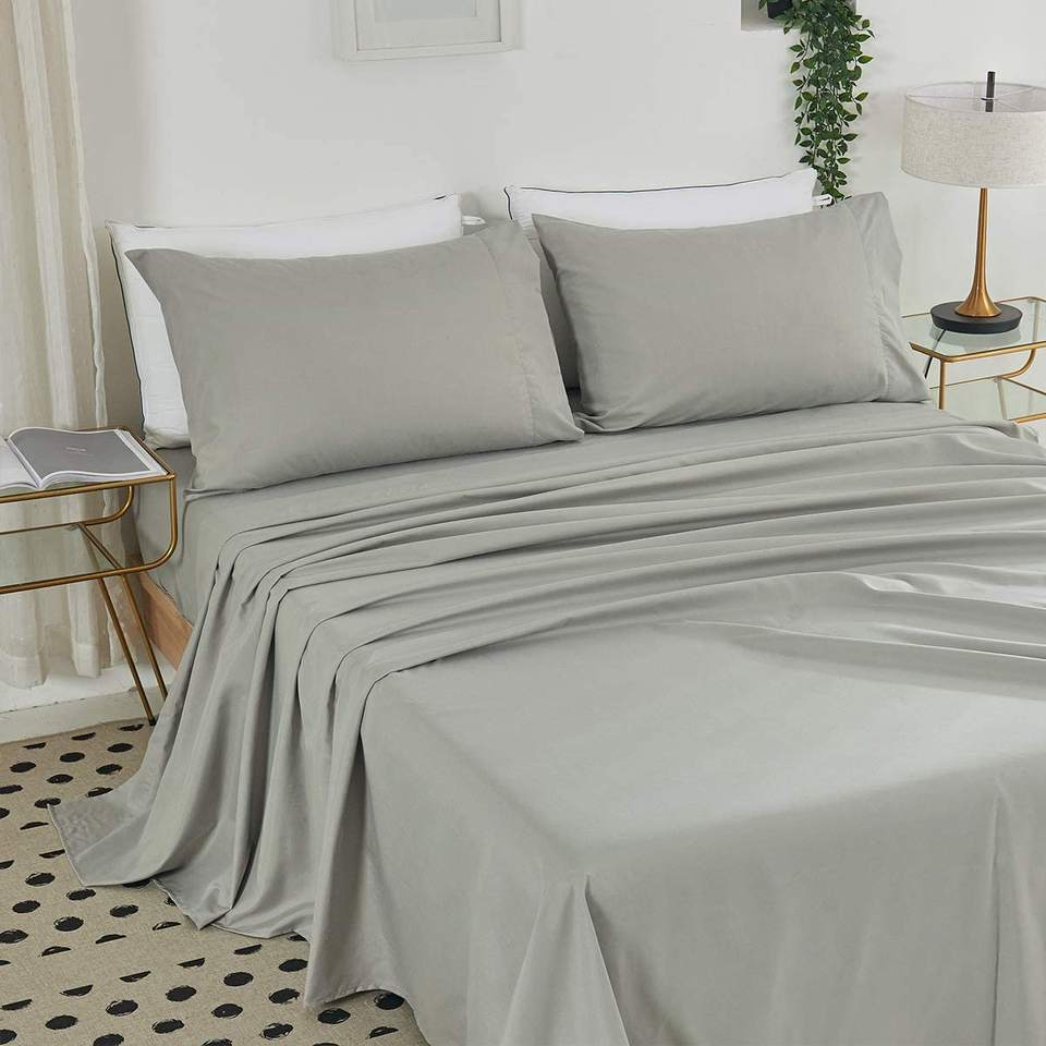 4/5/6PCS Polyester Microfiber Bedsheets Bedlinen Comforter Set Duvet Cover Set Full Queen Bedding Set