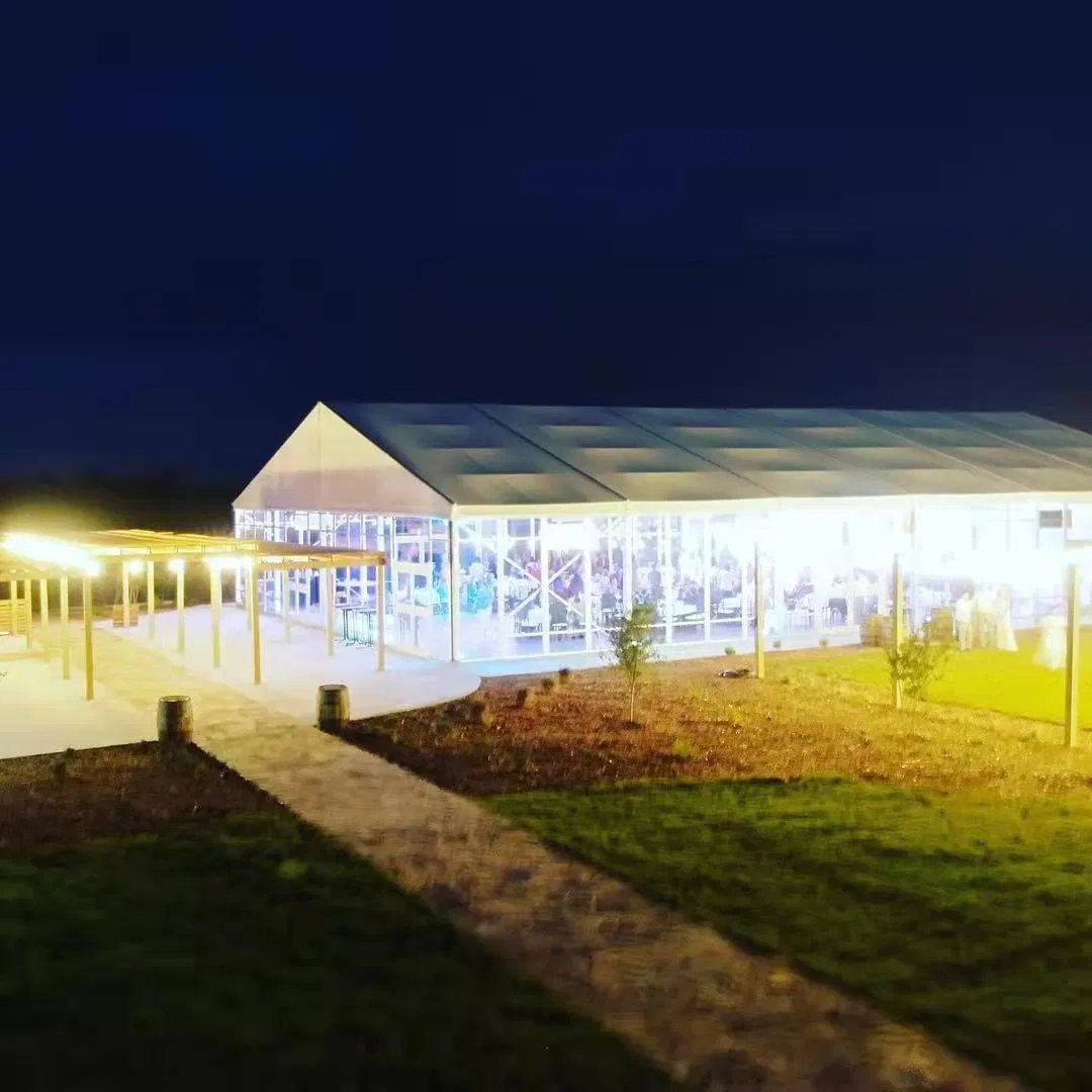 30m X 20m Luxury Wedding Event Party Marquee with Solid Glass Walls