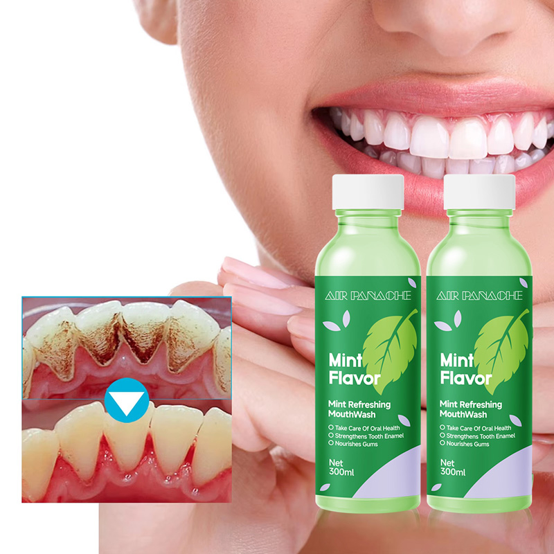 Manufacturer Custom Mini Mouthwash Add Probiotic Without Alcohol Sugar Free 300ml Fresh Breath Mouth Wash