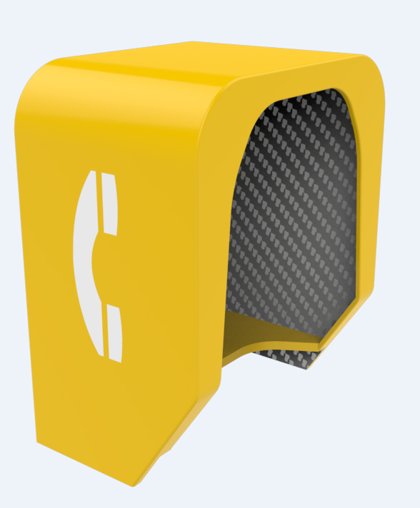 Acoustic Phone Booth, Flameproof Telephone Hood for Hazardrous Area