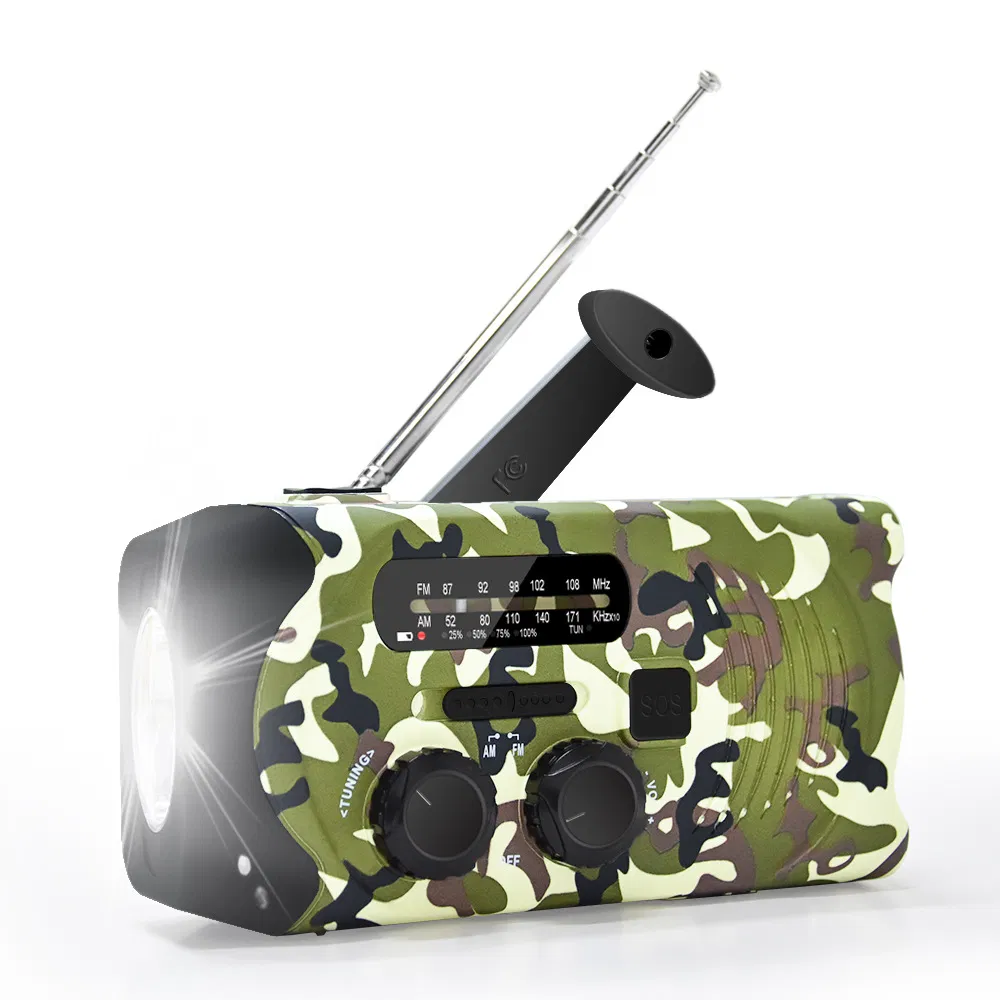Радио на солнечной батарее и с ручной зарядкой
