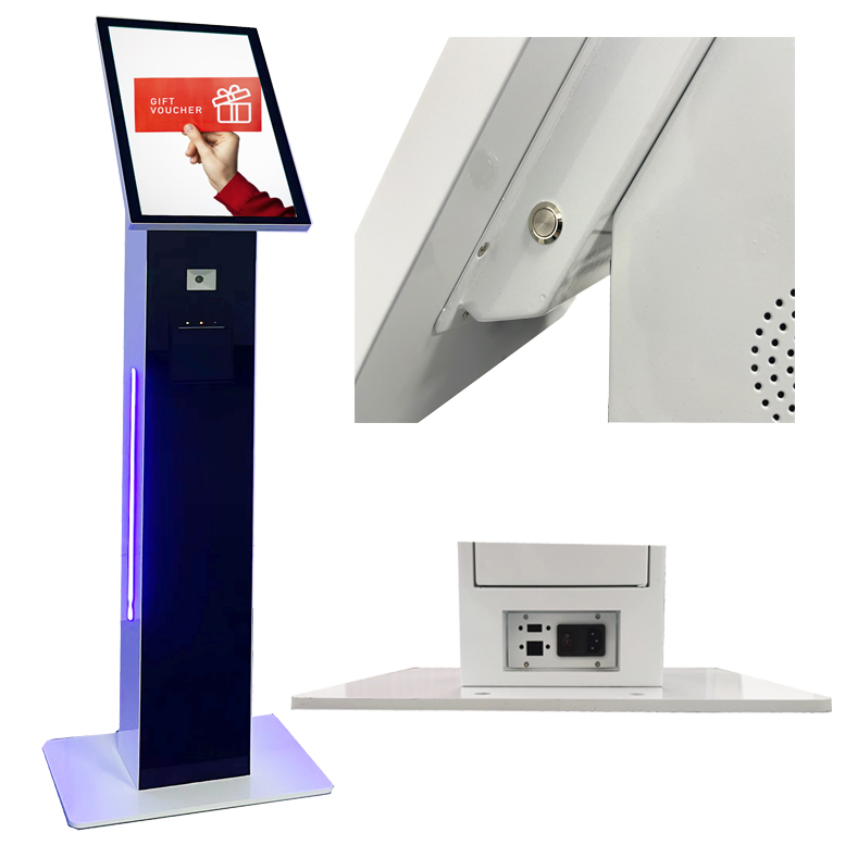 10.1''~27'' Windows Vertical Interactive Multi-Touch Kiosks Self Serve Engagement Kiosk