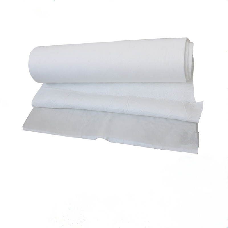 Anti Chemical Corrosion Anti- Infiltration One Layer of Polyester Mat/PE Membrane Composite Geotextile Mat