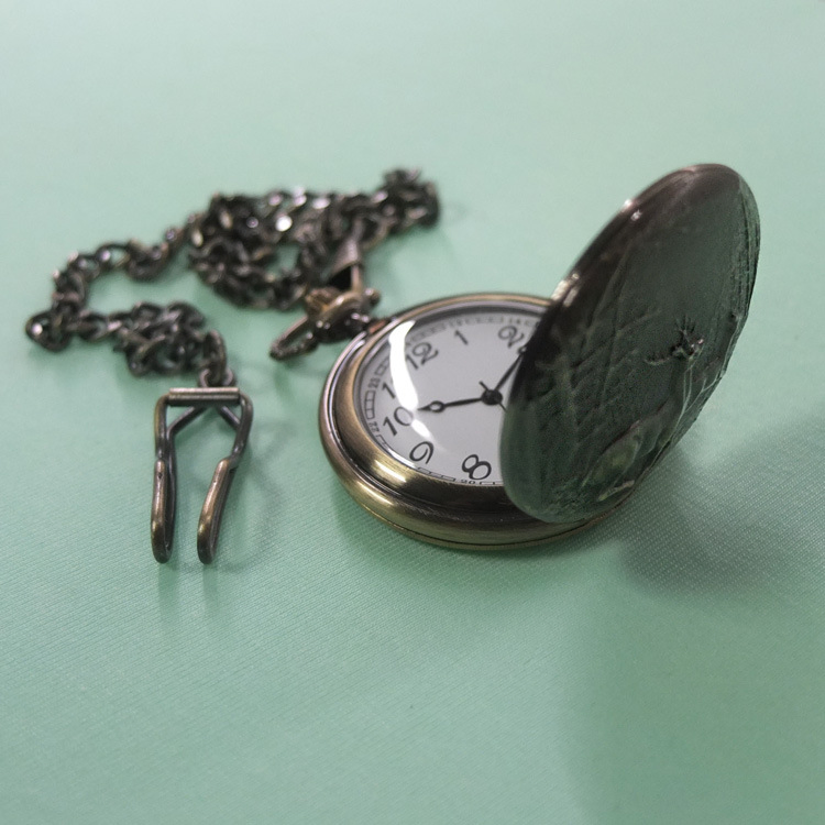 Quartz Alloy Pocket Watch with Deer