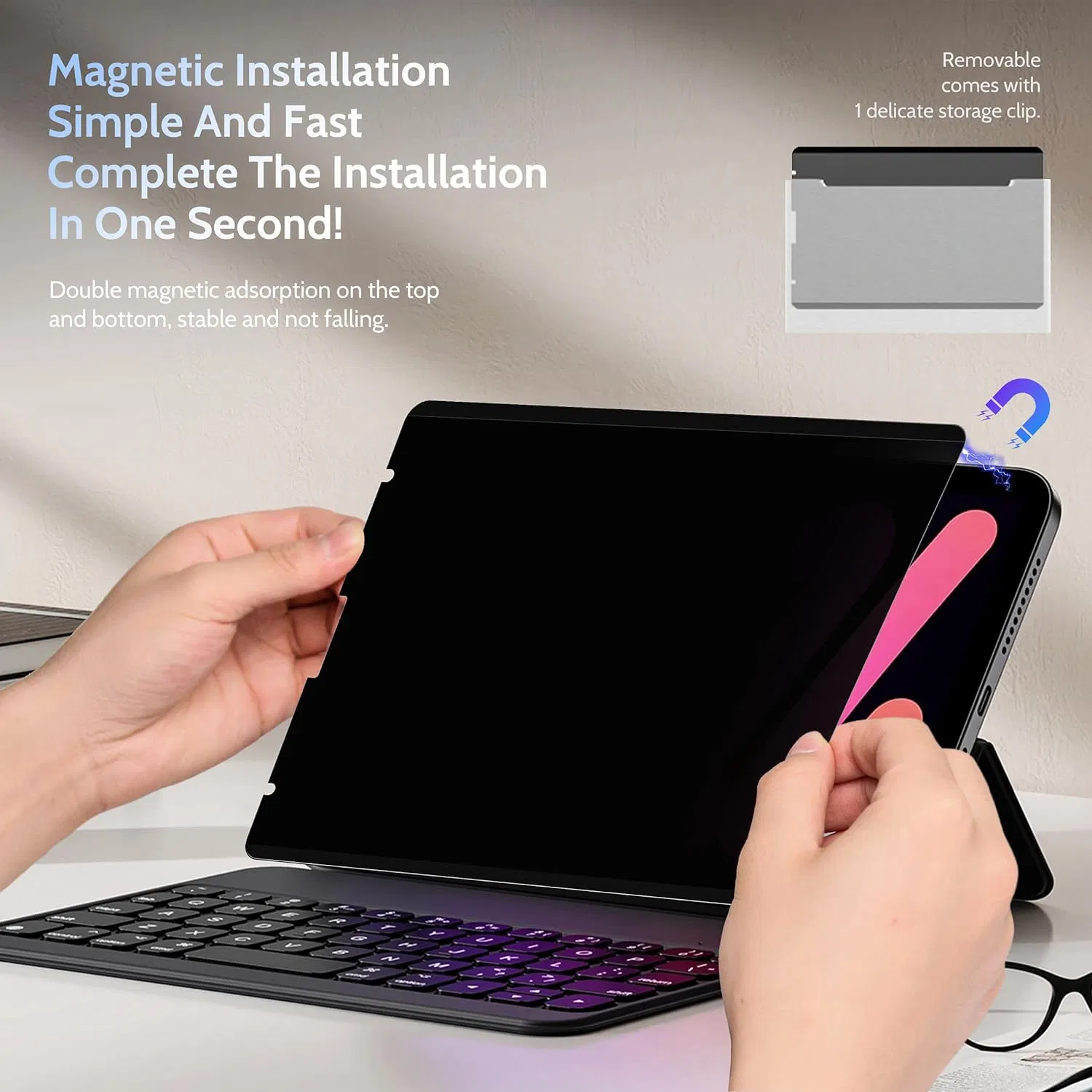 Магнитная защитная плёнка для iPad 8.3-12.9 дюймов