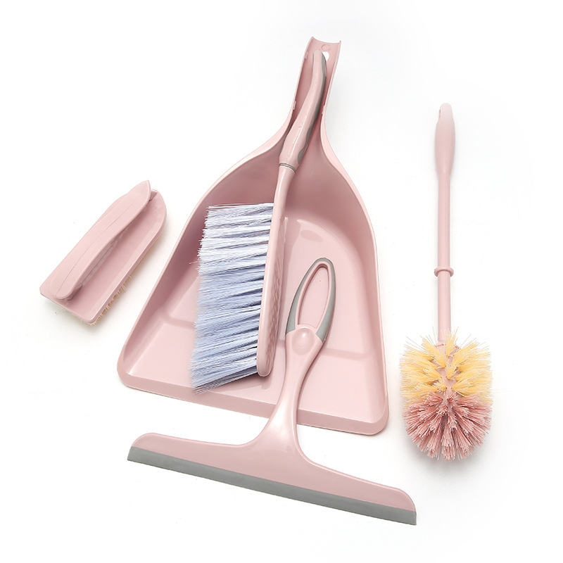 Multifunctional Household Cleaning Premium Eco Clean Solutions Plastic Rubbish Lighted Broom and Dustpan for Wholesales