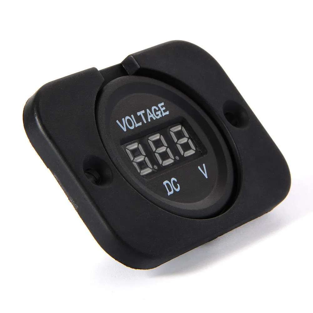 DC 12-24V LED Waterproof Digital Voltmeter Panel Meter