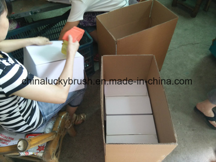 Red Nylon Abrasive Wheel Brush with Shaft (YY-671)