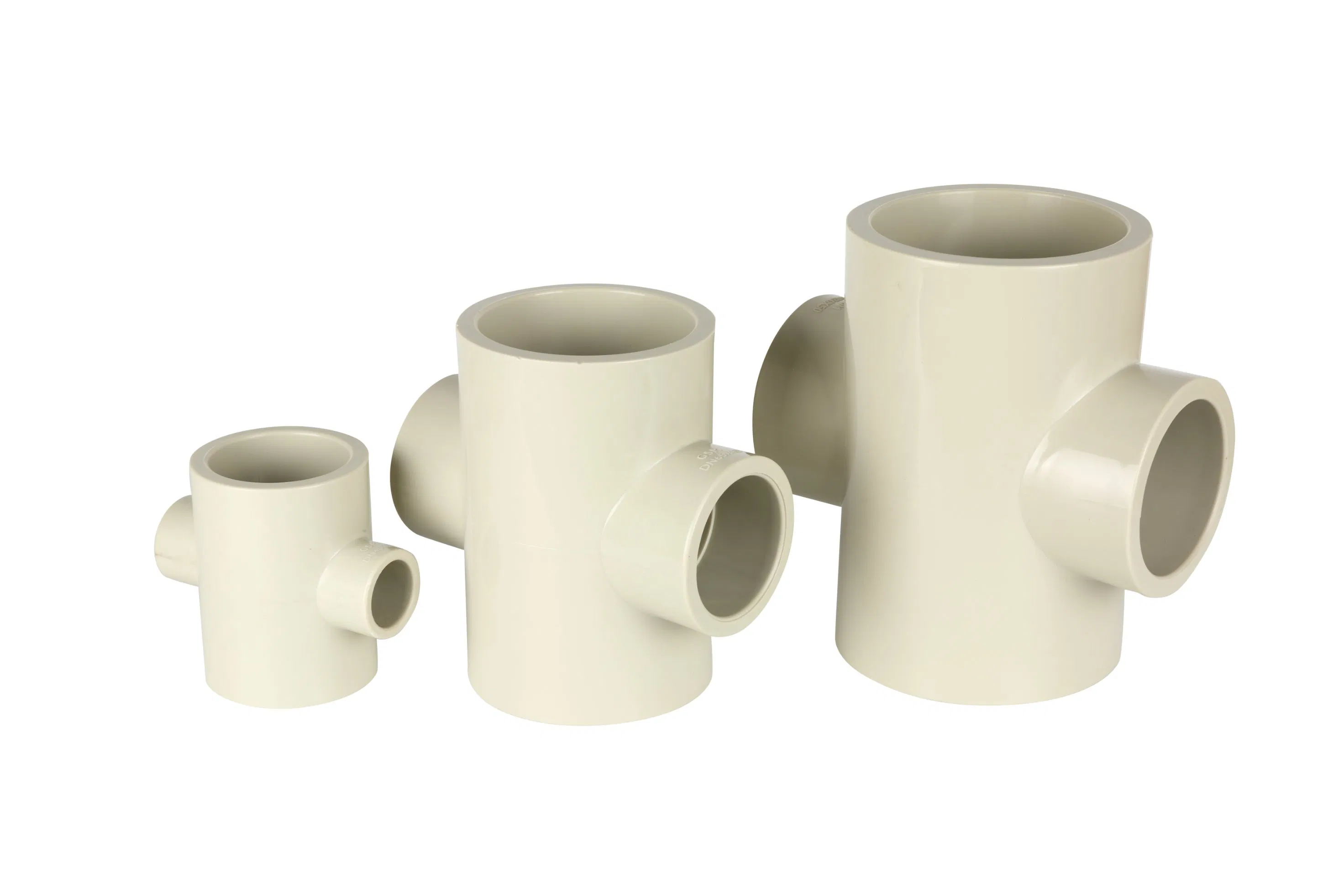 Factory Direct Sales DIN ANSI Standard Plastic PE HDPE PVC Pipe Fitting Cross Tee for Water Supply/Agricultural Ground/Plumbing Supply System