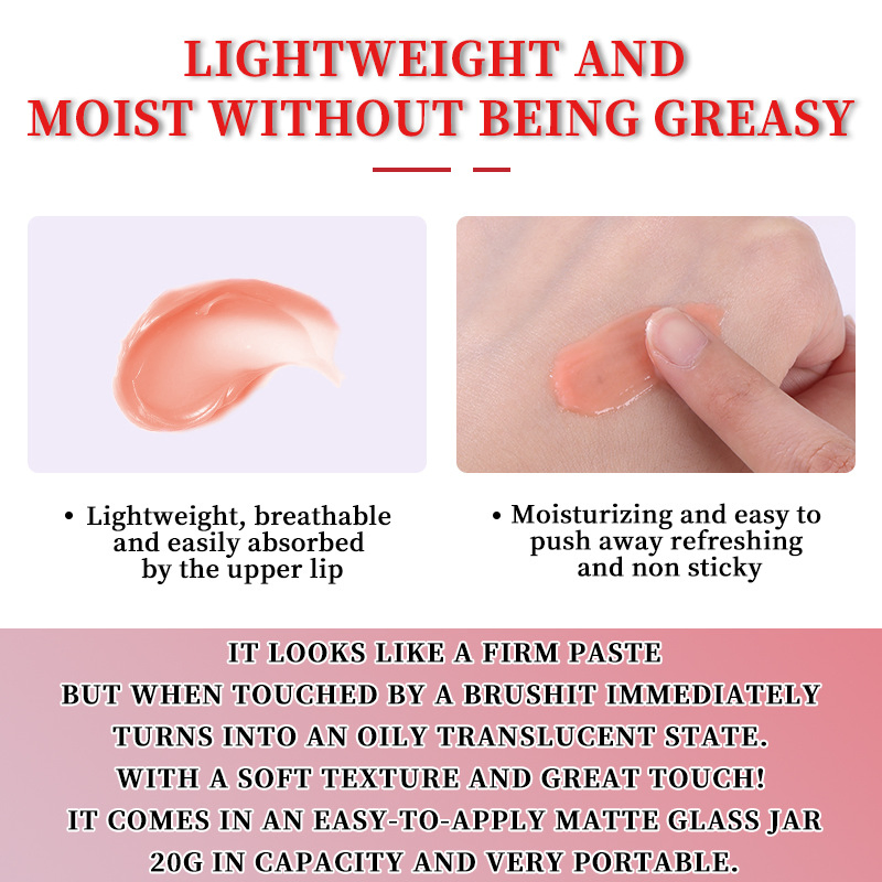 Private Label Moisturizing Strawberry Lip Sleeping Mask Whitening Lightening Hydrating Lip Balm Cream Lip Care