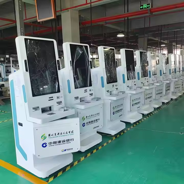 Professional Bank Cash Payment Smart ATM Machine Kiosk Bank Cash Acceptor Machine Card Skimmer ATM Kiosk