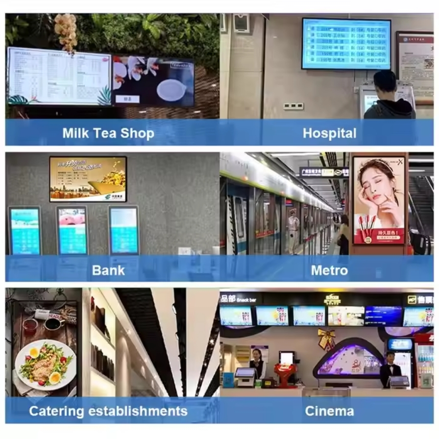 Restaurant Ultra Slim Advertising Display Menu Board LED Light Box Cafe Menu Light Boxes