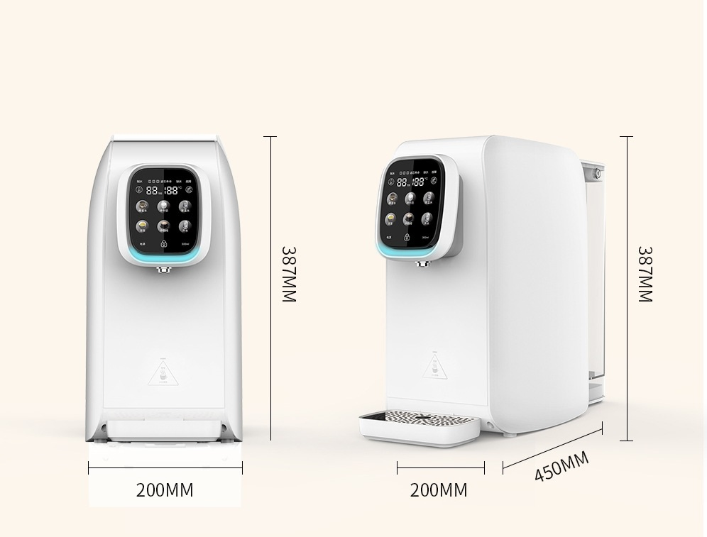 Kitchen Reverse Osmosis Cooling and Heating Integrated Direct Drinking Water Purifier Desktop Water Purifier