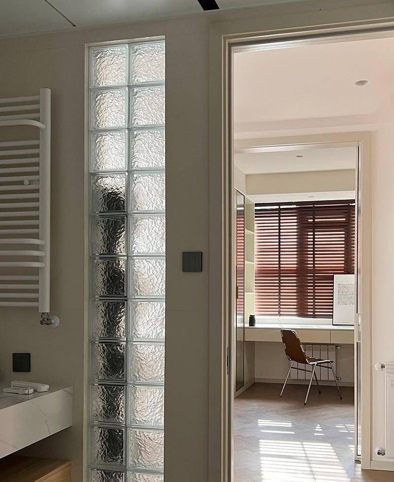 80mm 95mm 190 X190X80mm 190X190 X95mm 145 X145X80mm 145 X145 X95mm Glass Brick Block