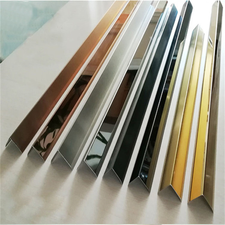 Stainless Steel Metal Trim Floor Trim Corner Protector Decorative Flat Trim