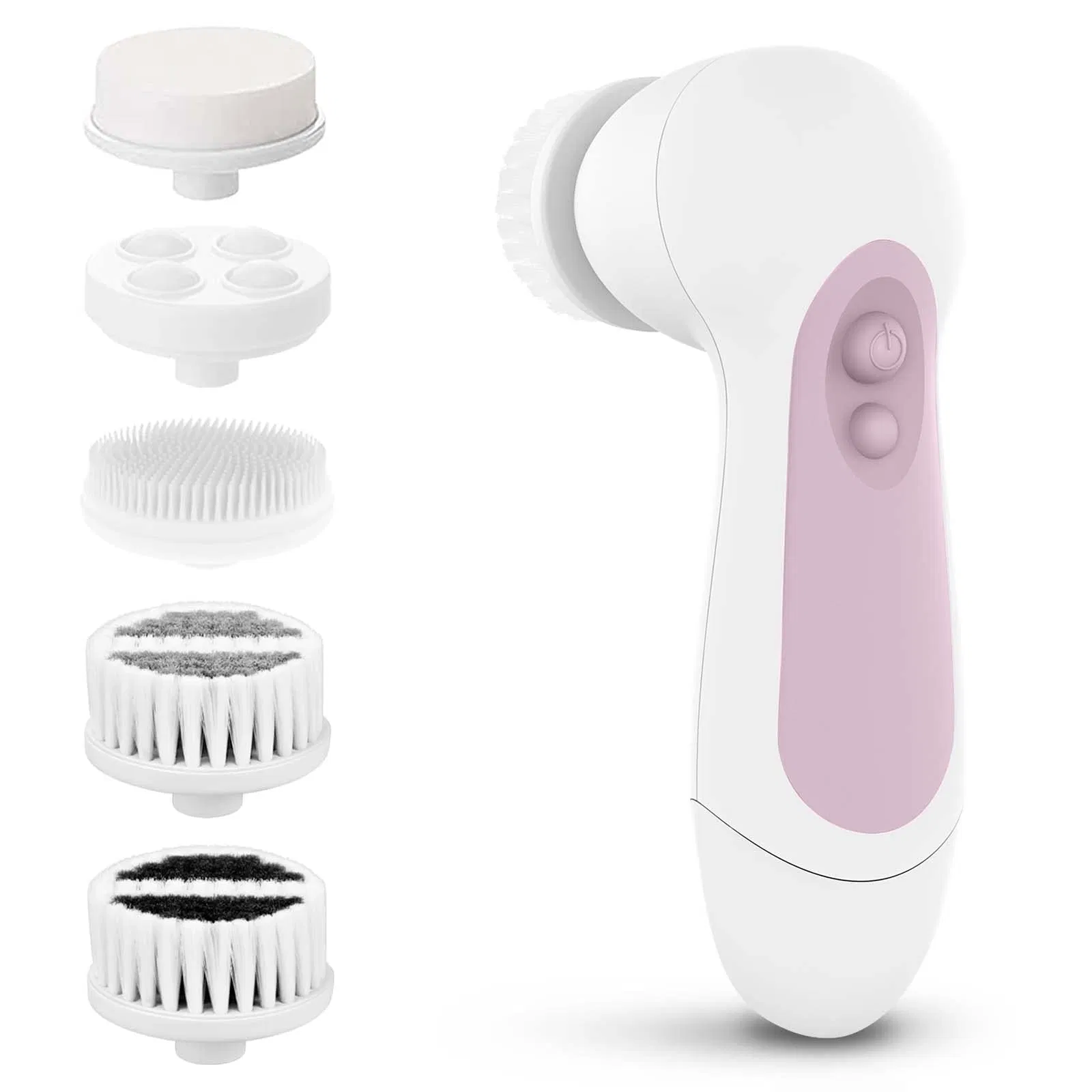 Electric Waterproof Facial Cleaning Spin Scrubber Brush Set