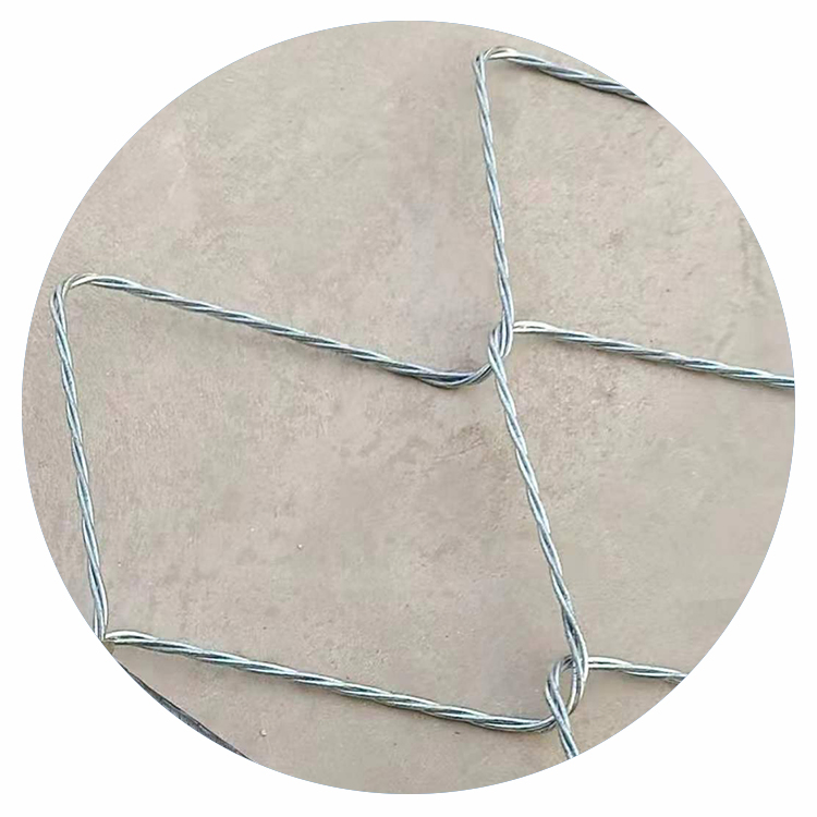 China Export Hand-Woven Knotted Type Stainless Steel Rope Mesh Rockfall Protection Mesh