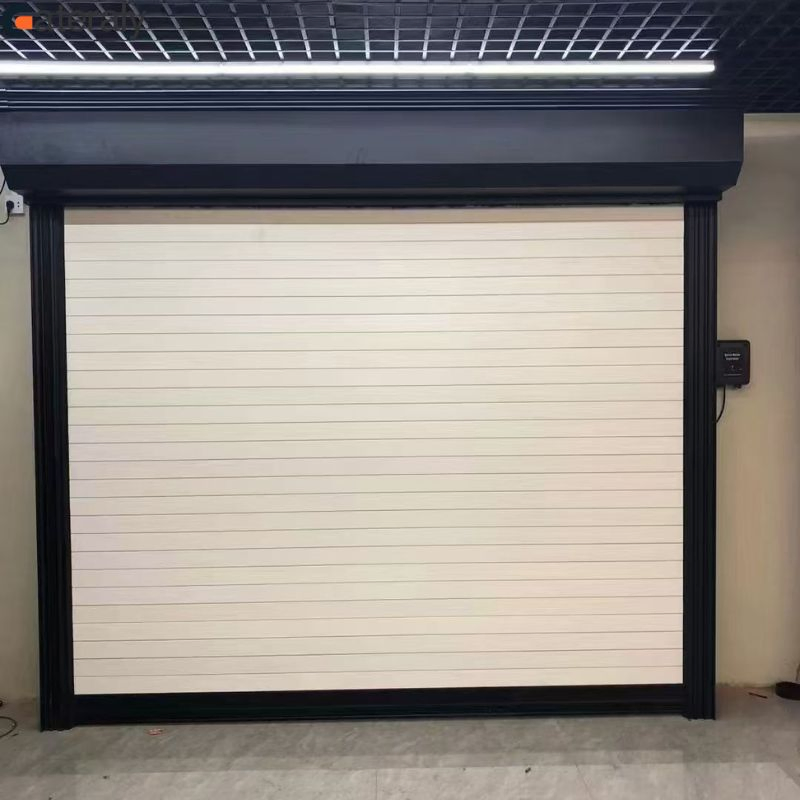 Factory Wholesale Modern Remote Roll up Garage Doors Automatic Aluminum Rolling Shutter Door with Motor Low Price Roller Shuteer Garage Door