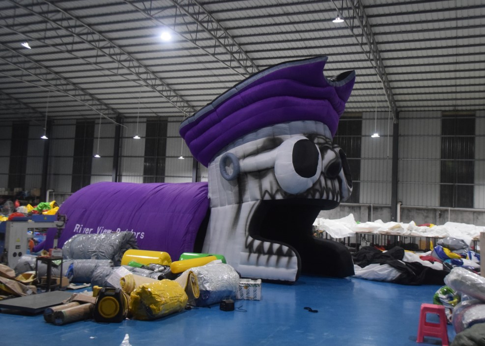 Boyi Event Giant Sports Football Inflatable Entrance Tunnel Inflatable Pirate Tunnel