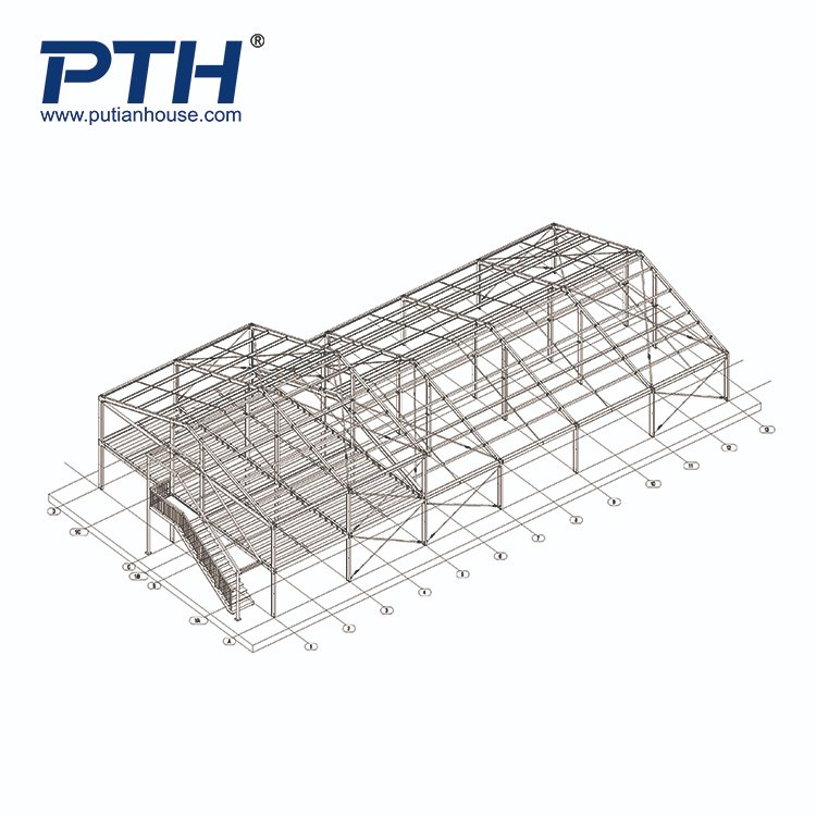 New Design Prefab Steel Frames House for Warehouse/Factory/Garage