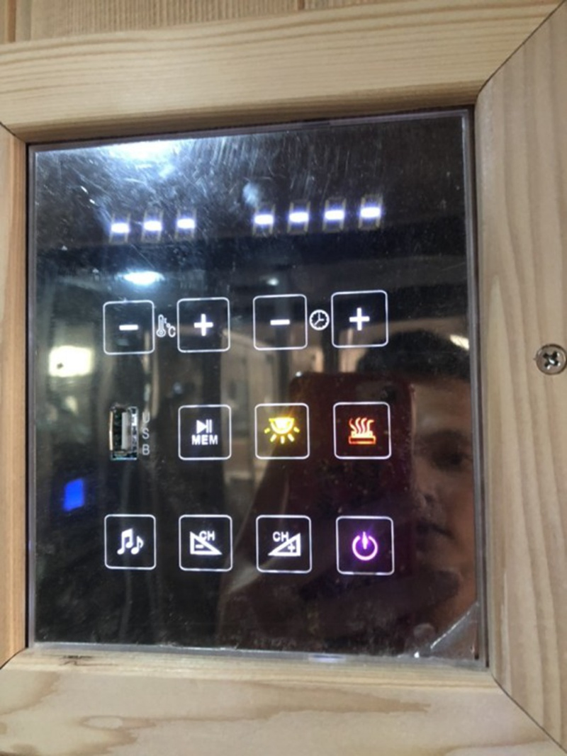 Сауна-парная 2-местная с инфракрасным обогревом