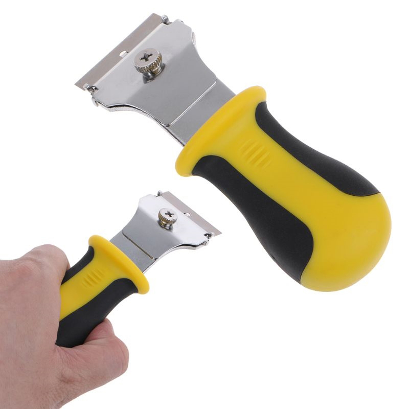 Cleaning Scraper Plastic Razor Scraper with Plastic Blades or Metal Blades