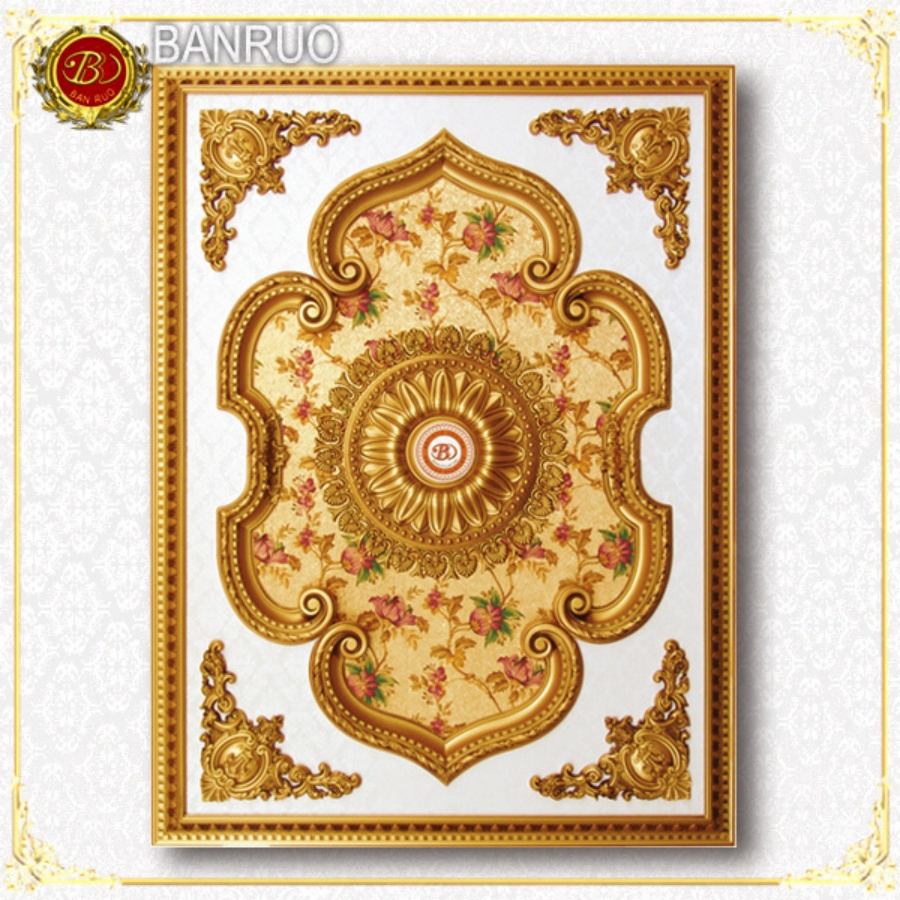 Banruo Plastic Artistic Ceiling Panel High Quality Ceiling Design Board
