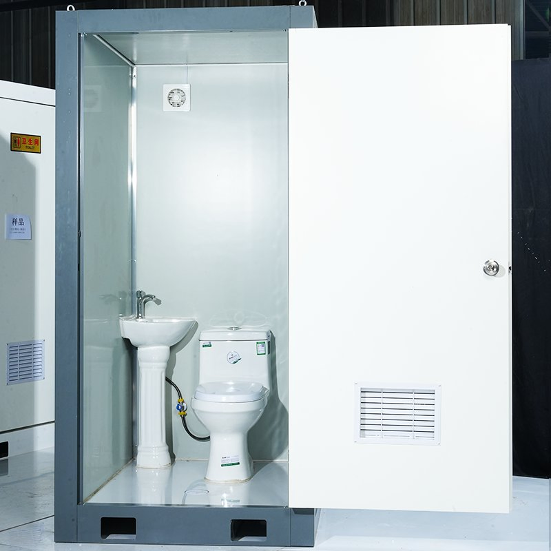 China Direct Factory Prefabricated House Plastic Portable Toilet in Fiji Island Mouldings Toilet Prefab Toilet Outdoor