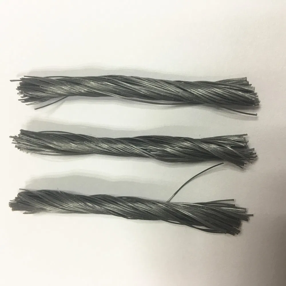 Chemical Plastic Macro Synthetic PP Concrete Reinforcing Fibre Twist Bundle Form
