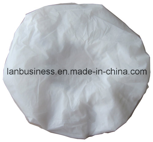 Beautiful White Shower Cap with Lace