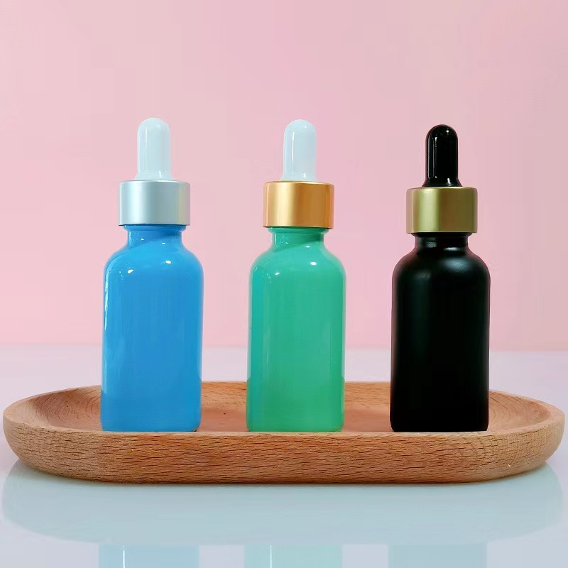 Luxury Custom Glass Dropper Serum Bottle for Hair Oil