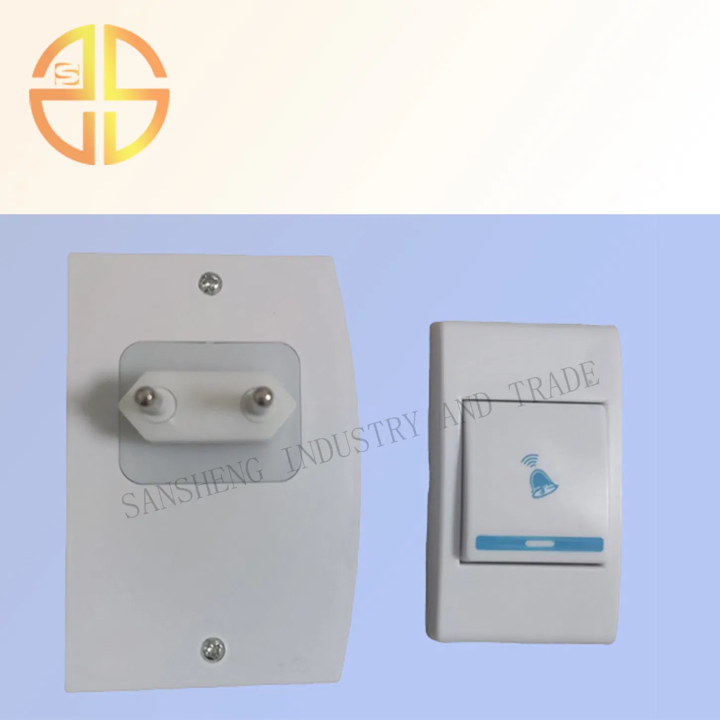 Modern Wireless Doorbell with Battery and Volume