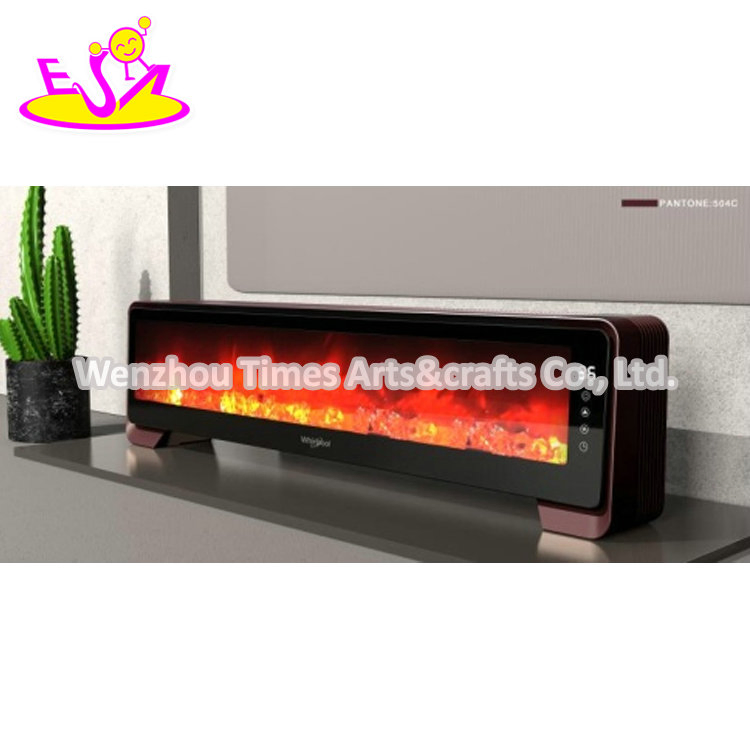 Long European-Style 3D Simulation Flame Electric Fireplace Electric Heater T016