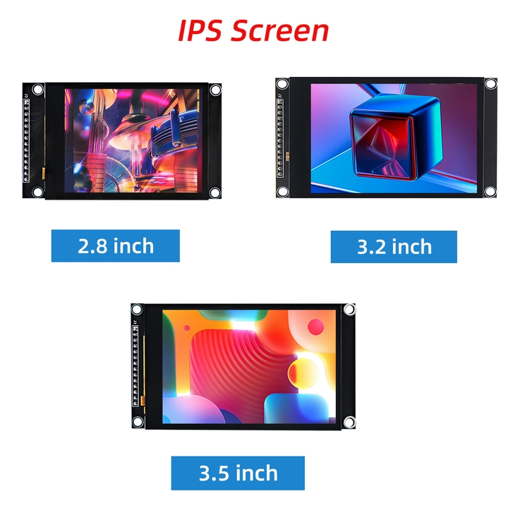 Custom 2.8 3.2 3.5 Inch IPS LCD Capacitive Touch Screen LCD Module320*240 480*320 Resolution Spi LCD Display