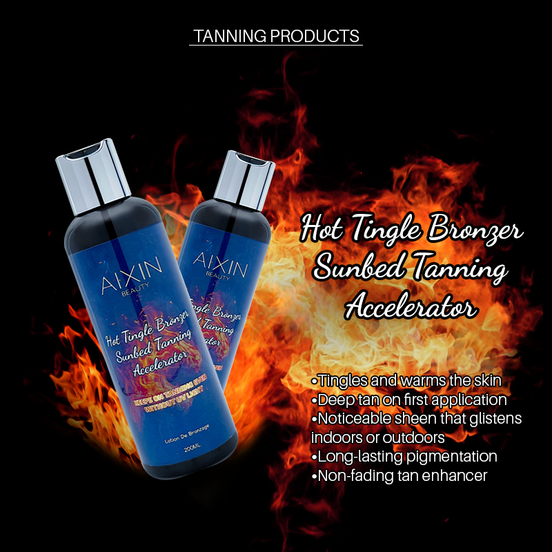 Beauty Cosmetics Skin Care Sunbed Tanning Accelerator Tingle Tanning Lotion
